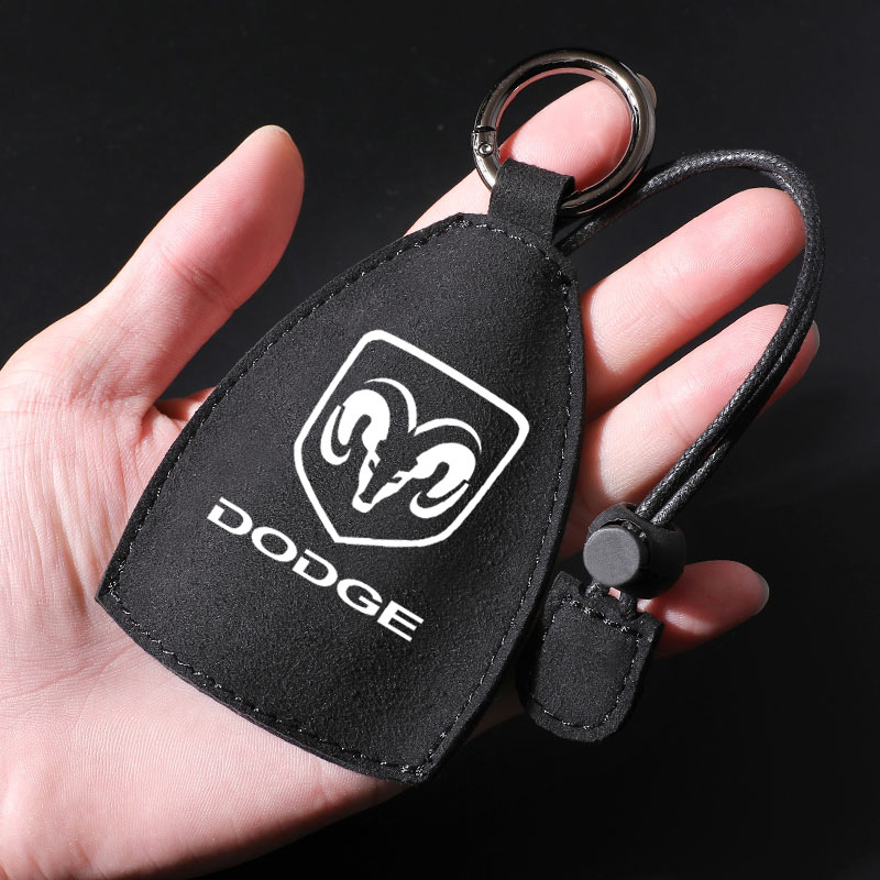 Suede Car key bag Universal fob for Dodge Car Key Case