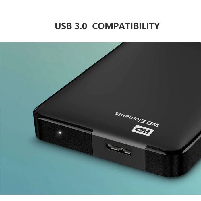 Casing Hardisk External WD Elements Case HDD 2.5 inch USB 3.0