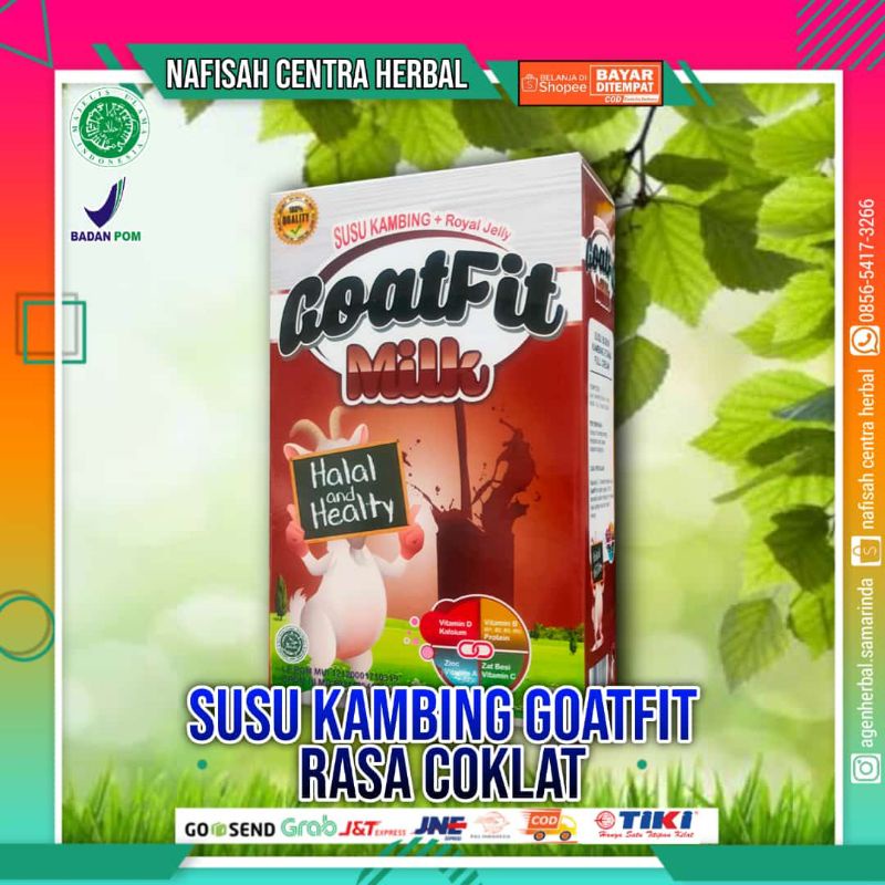 

Goat Fit Milk Rasa Coklat | Susu Kambing Etawa Rasa Coklat