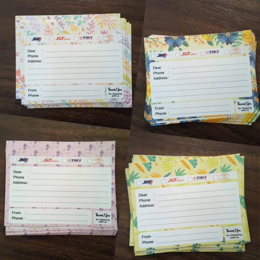 

Label Pengiriman Olshop Motif Sketsa / Stiker Pengiriman Olshop / Label Pengiriman Paket