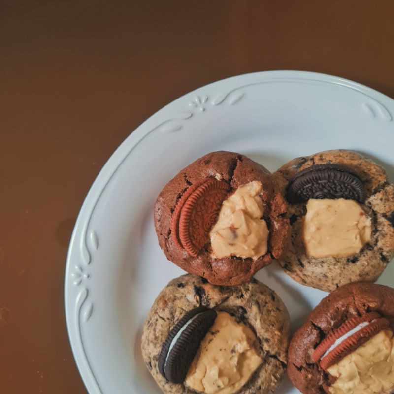 

Soft Baked Cream Cheese Cookies Oreo Red Velvet A La Giga