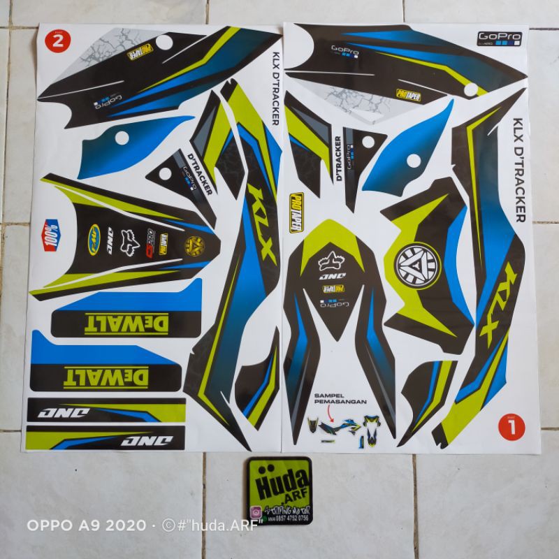 striping kawasaki KLX D'TRACKER variasi klx dtracker KLX D TRACKER kawasaki KLX D'TRACKER DTRACKER