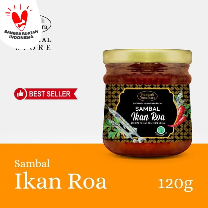 

Eksklusif REMPAH NUSANTARA SAMBAL IKAN ROA ASAP 120 GRAM Murah