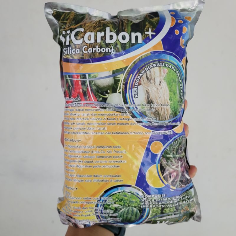 Sicarbon+ Silica Carbon / Micro Silica Pupuk Penyubur Tanaman 1 kg