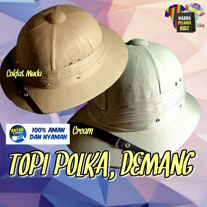TOPI DEMANG / MENER BELANDA / TOPI SEPEDA ONTEL