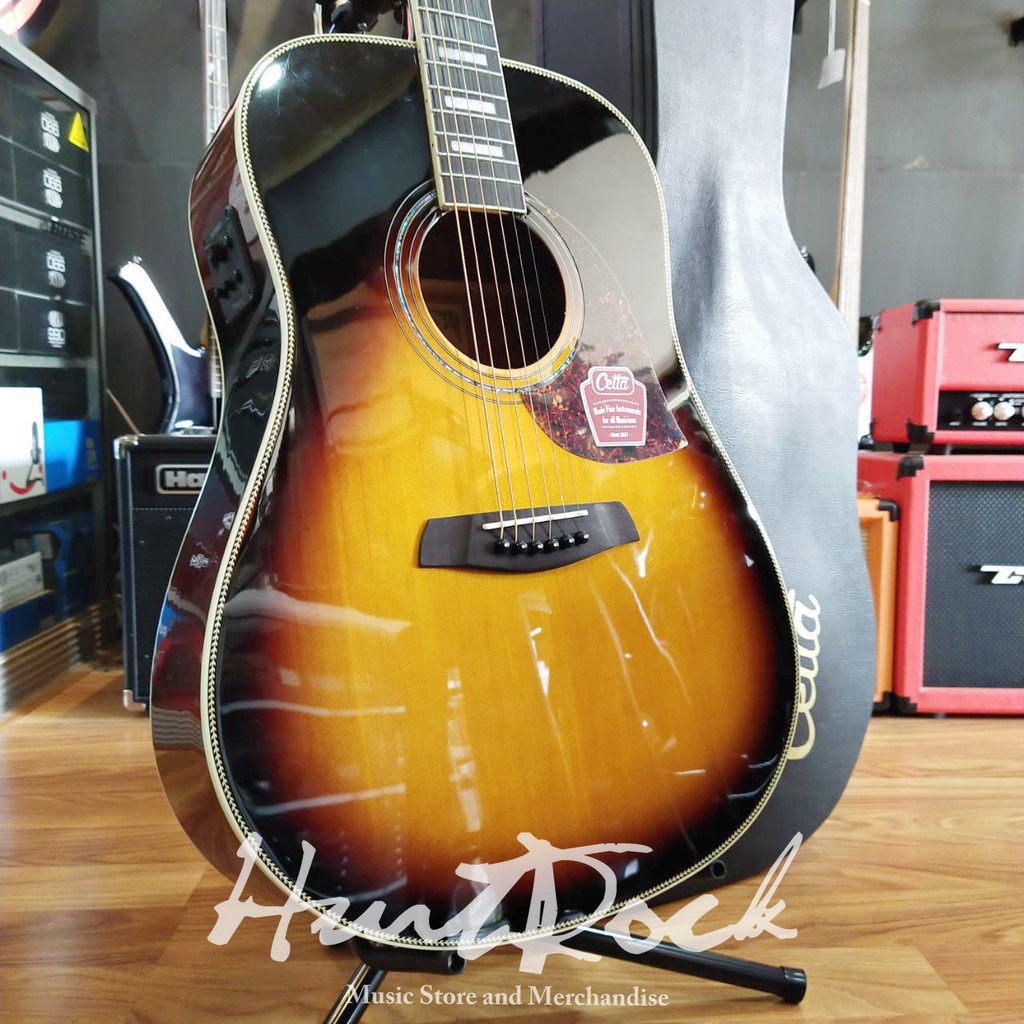 Cetta Guitar DR32SE TVS Include Gigbag