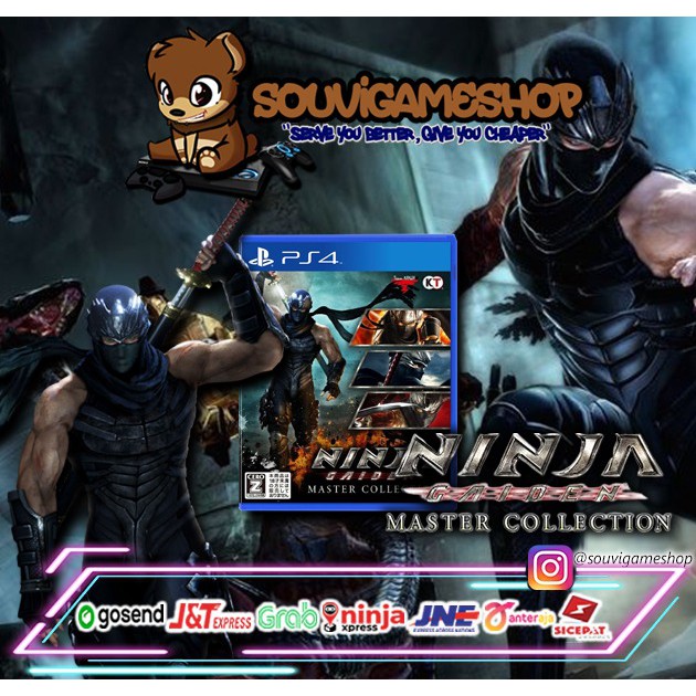 PROMO PS4 NINJA GAIDEN MASTER COLLECTION CD GAME BD ENGLISH