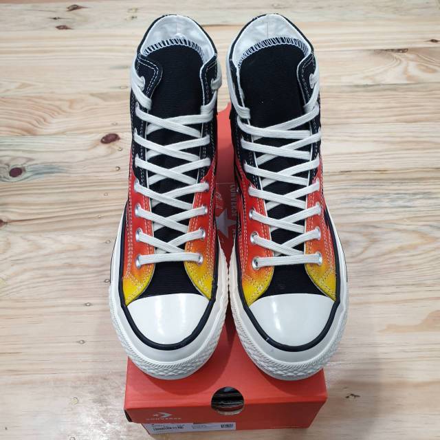 Converse 70S High Flame Black Red Made In Vietnam