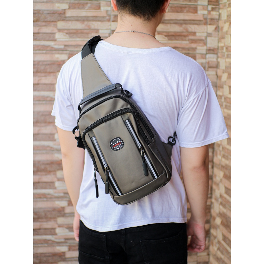 [Waterproof] Tas Selempang/ Ransel Mini Pria Import Multifungsi HLG-20-4