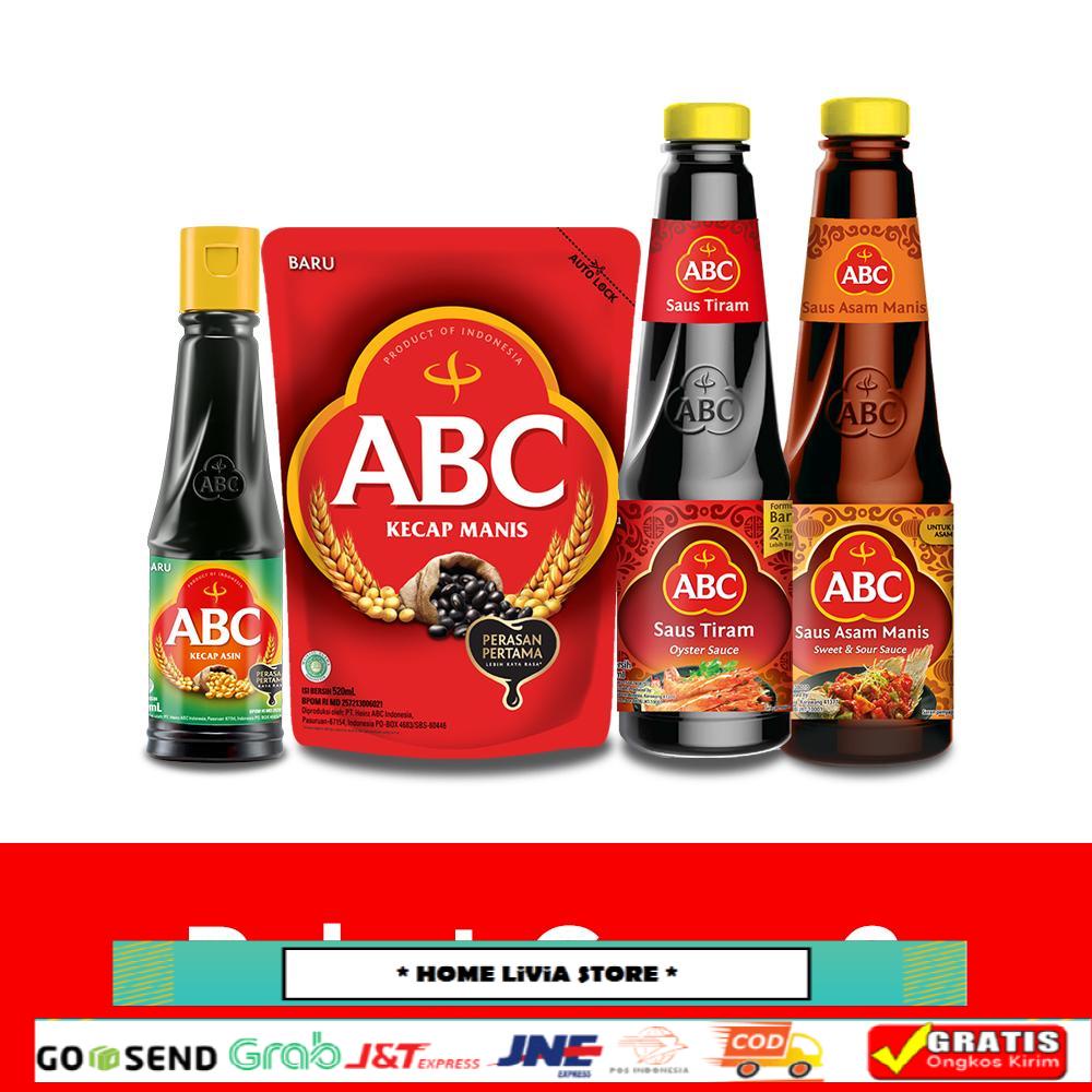 

Paket Cuan 2 - ABC Kecap Manis + Saus Tiram + Saus Asam Manis + Kecap Asin