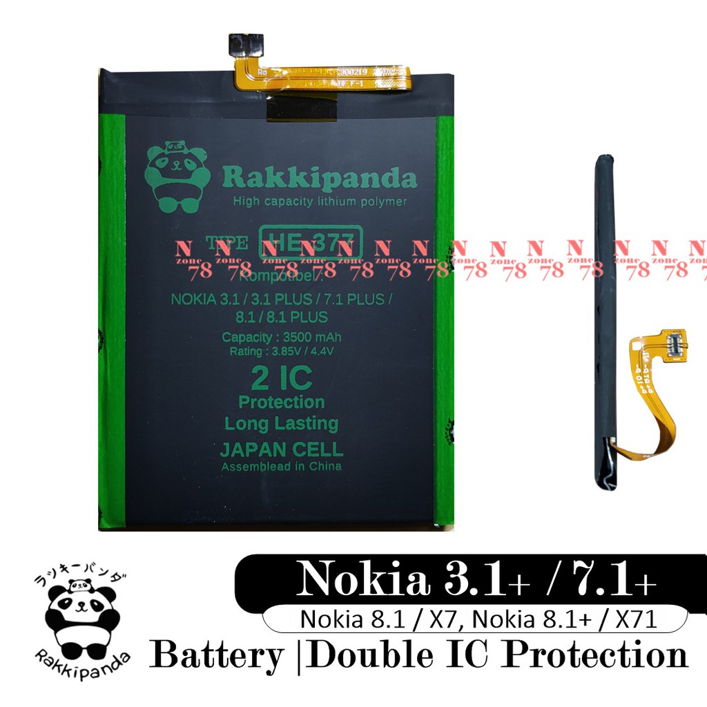 Baterai Nokia 8.1 PLUS X71 TA-1167 TA-1172 HE362 HE363 HE376 HE377 Double IC Protection