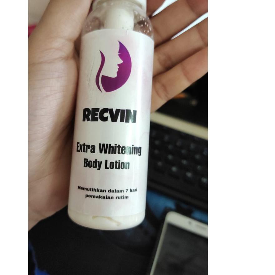 Buruan Dapetin* PROMO Hb RC Recvin EXTRA WHITENING 100ml / pemutih badan / handbody racikan .