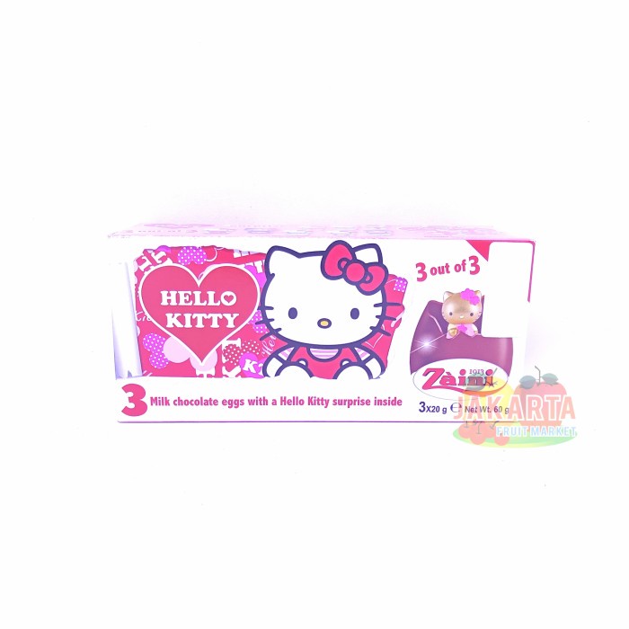 

(COKELAT) ZAINI CHOCOLATE EGG HELLO KITTY 60G