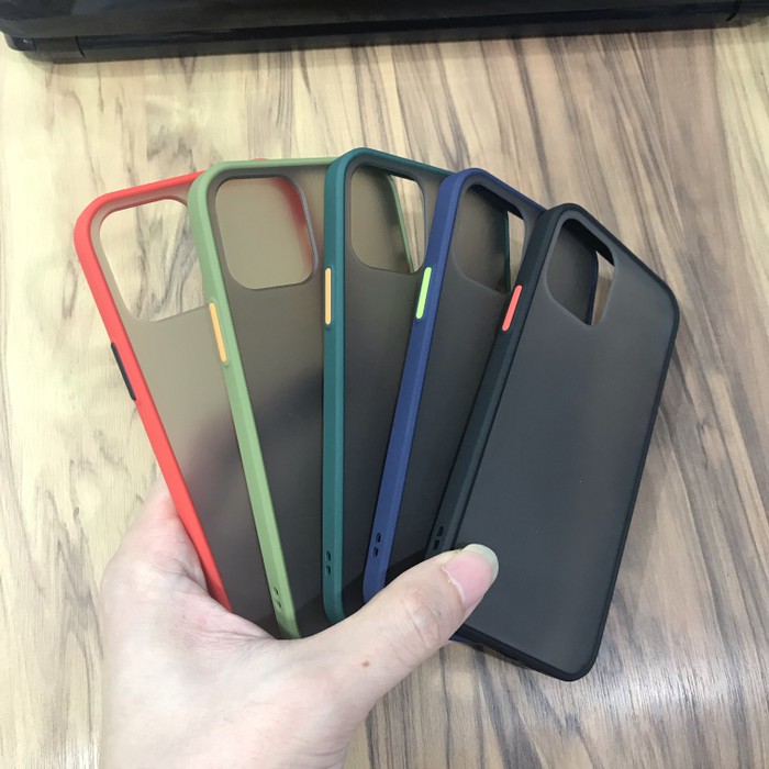 IPHONE 12/12 PRO 6.1 BUMPER SMOKE CASE PERFECT FIT ANTI PECAH