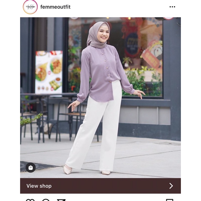 Victoria Shirt Femme Outfit