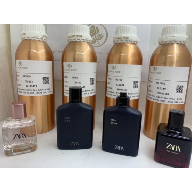 SEARAH ZARA. ZARA RED VANILLA. ZARA GOLD. ZARA ORCHID. ZARA SILVER. BIBIT PARFUME CLASSIC ROSE. 1KG