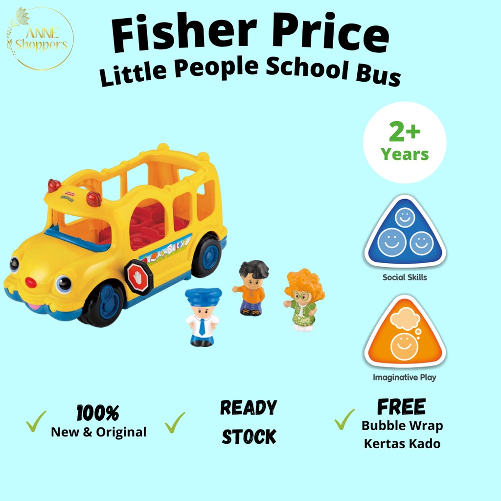 Fisher Price Little People - School Bus - Mainan Peran Anak