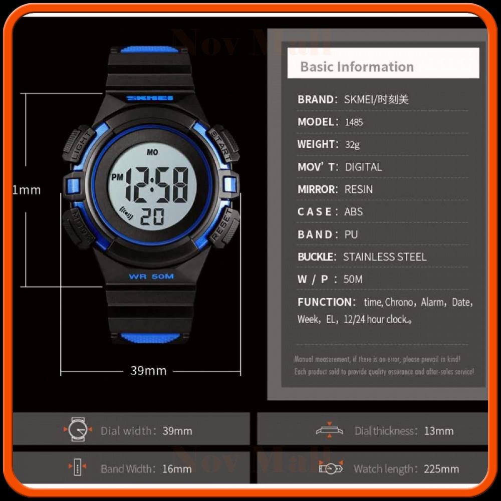 SKMEI Jam Tangan Sporty Anak Waterproof LED Digital - 1485