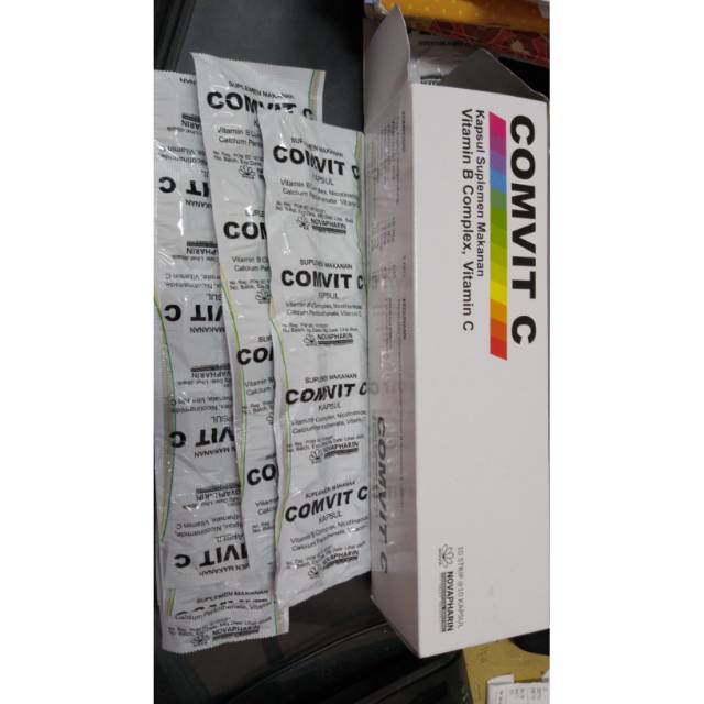 COMVIT C . BKOMPLEKS+VIT C. 1 box isi 100