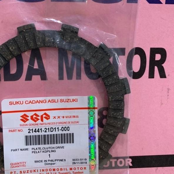 ♠ KAMPAS KOPLING SATRIA 2 TAK HIU LUMBA ASLI ORI SUZUKI 21441-21D11 ▲