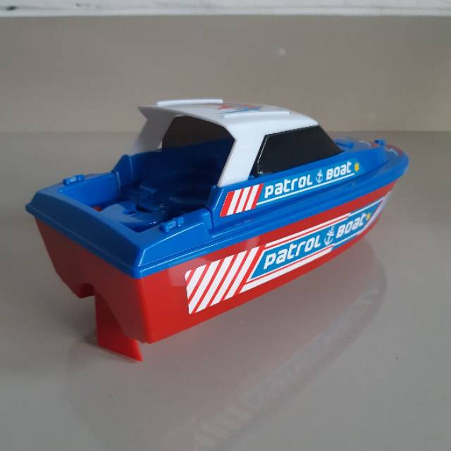 Mainan Speed Boat Baterai Edukatif - Perahu Air Anak Edukatif Batre