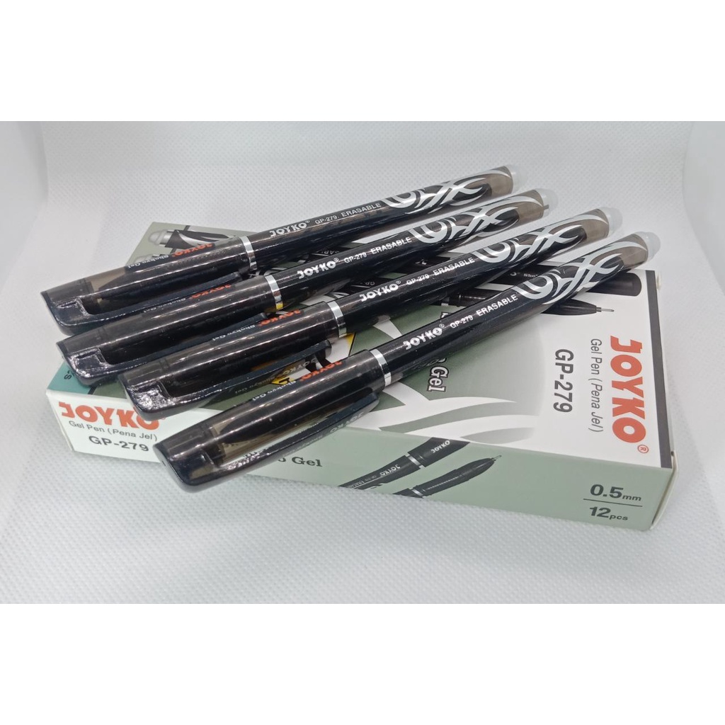 GEL PEN GP-279 ERASABLE BISA DIHAPUS JOYKO SHOKYO GEL 0.5 MM HIt