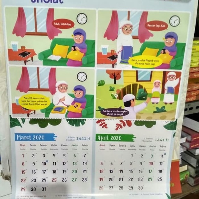 Kalender 2020 untuk anak