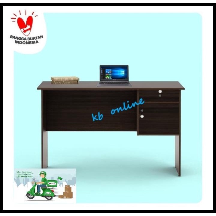 

BEST SELLER !!! MEJA KANTOR TULIS 1/2 BIRO CHERY PUTIH TERLARIS