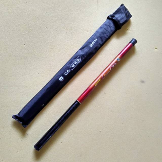 Joran Tegek Orca TJL 300 cm - Ruas Pendek - Material Fiberi