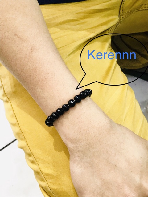 Gelang batu hitam / gelang tangan