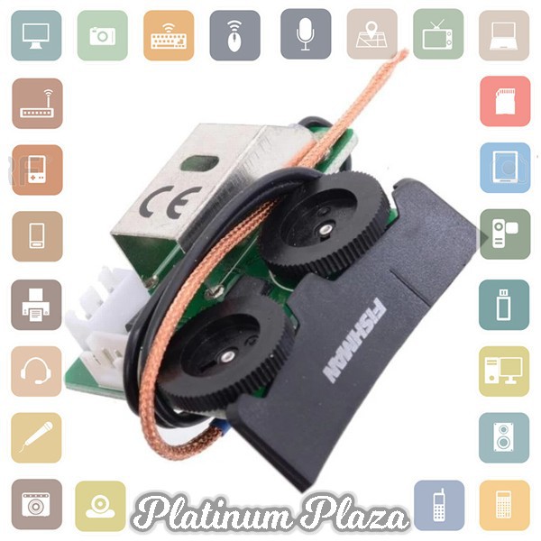 SONITONE Gitar Pickup dengan Onboard Preamp System - Black`EU03CA-