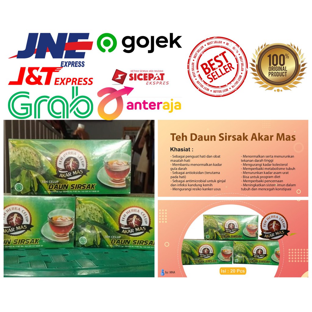 

Teh Herbal Daun Sirsak (Akar Mas) Efektif Menormalkan Kadar Gula Darah