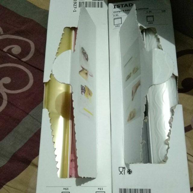 1st4d Kantong Plastik 30 Lembar,4.5l Dan 6 L, Pink Orange