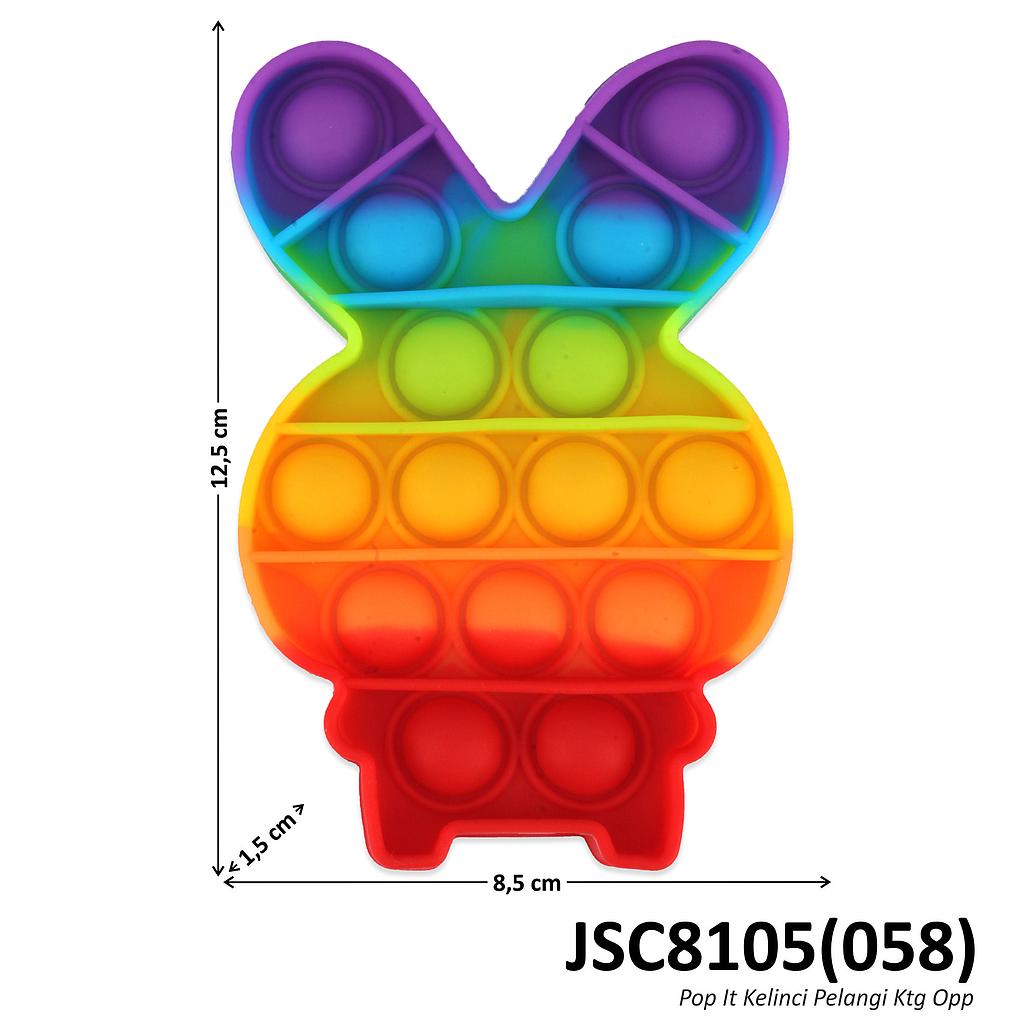 POP IT RAINBOW Mainan Anak Fidget Toys Game Toys-KELINCI