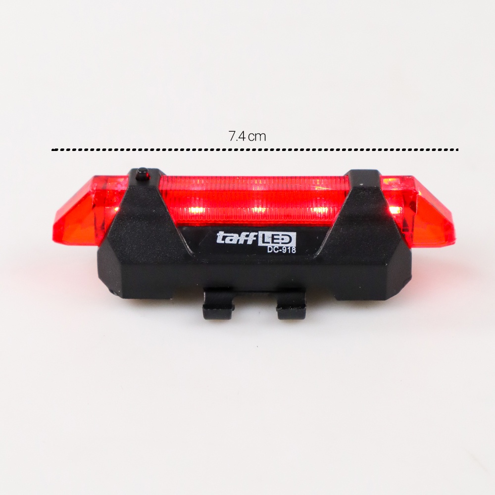 COD - Defensor Lampu Sepeda 5 LED Taillight Rechargeable - DC-918