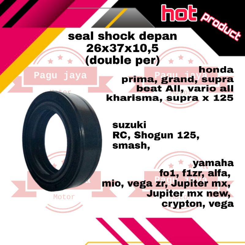 Seal shock sil skok depan prima grand supra beat vario zunagawa