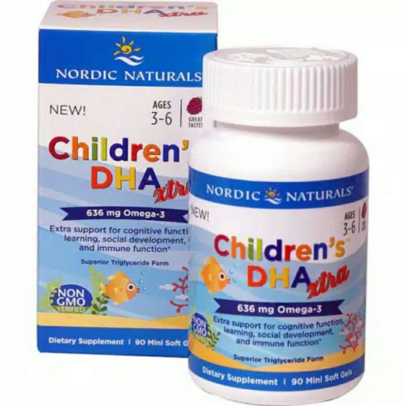 NORDIC CHILDREN DHA XTRA (90 SOFT GELS)