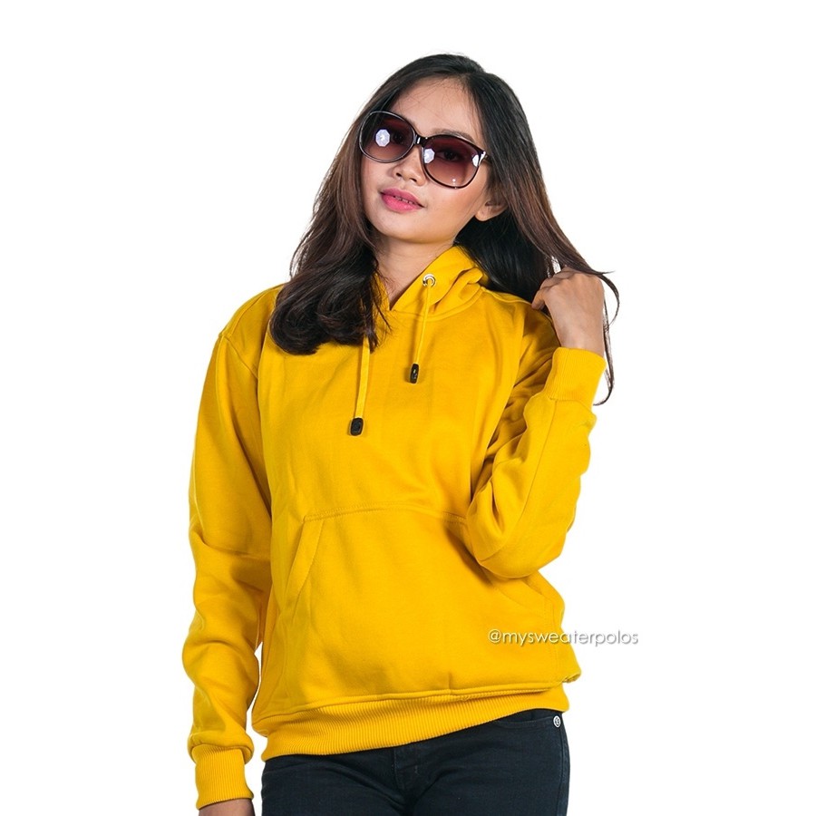 sweater hoodie kuning