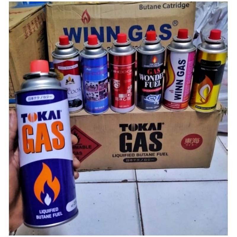 Gas Portable/Gas kecil/Gas Camping/Tokai Gas/Hicook/Gas murah