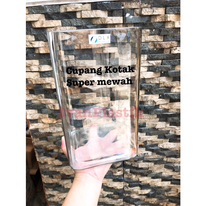TERBARU AQUARIUM KACA CUPANG KOTAK DLX 4 LITER