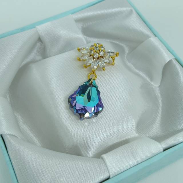 Bros Swarovski Asli Elegan, Free Kotak