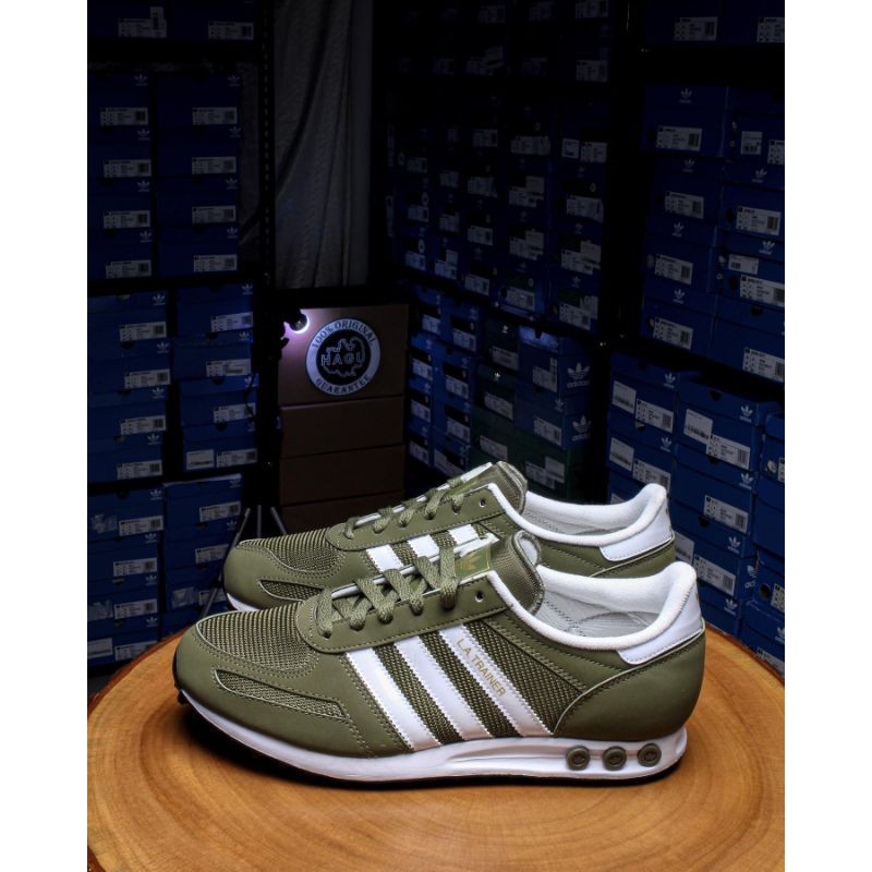 olive adidas trainers