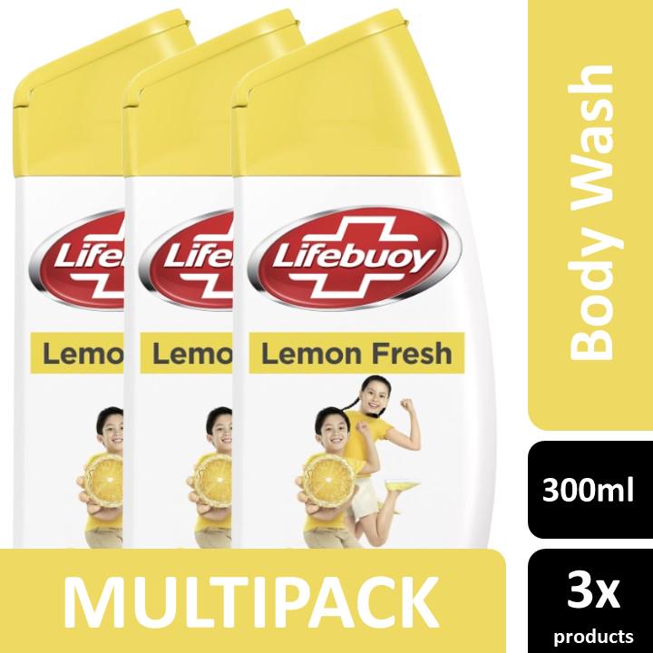 Promo Harga Lifebuoy Body Wash Lemon Fresh 300 ml - Shopee