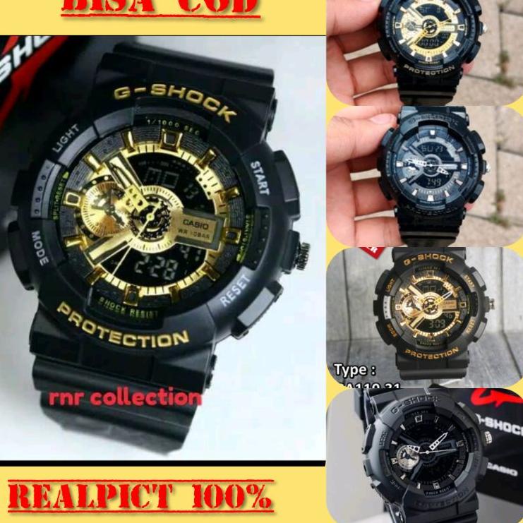 Big Sale.. ✅COD JAM TANGAN PRIA CASIO GSHOCK GA110K GISOK TAHAN AIR TERLARIS