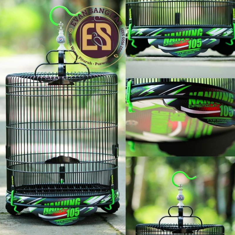 SANGKAR MURAI NANJUNG UKURAN NO 2 KOMPLIT