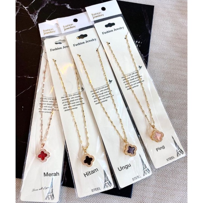 Kalung Titanium Premium Brandad Band Kalung Stainless steel Anti karat anti alergi K501