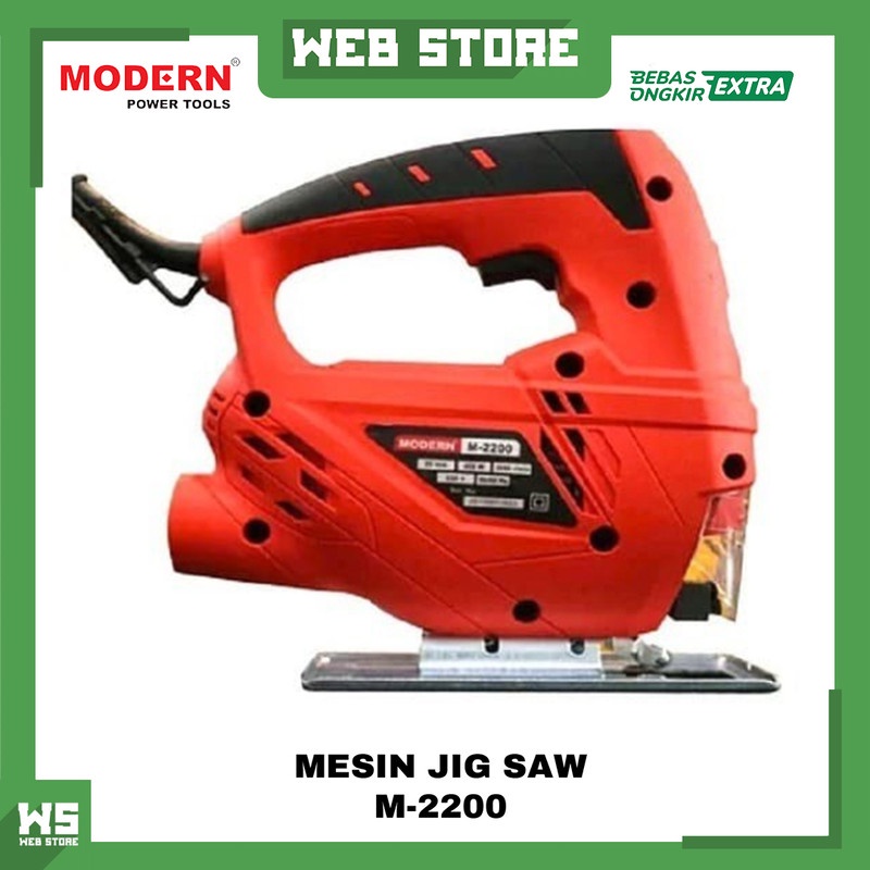 Mesin Gergaji Kayu Triplek Listrik  Jigsaw Machine Modern M2200