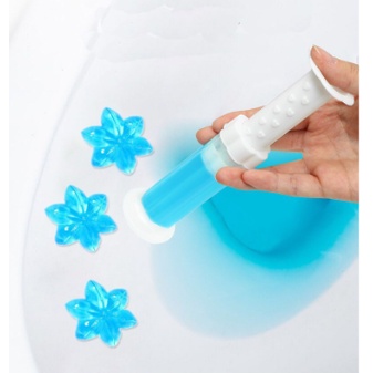 Pengharum Toilet Toilet Gel Cleaner Motif Bunga Gel Pengharum Toilet Kamar Mandi