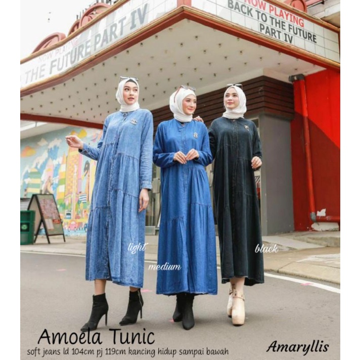 Tuniik soft Jeans Model Susun Kekinian // Terbaru 2022//Baju Wanita