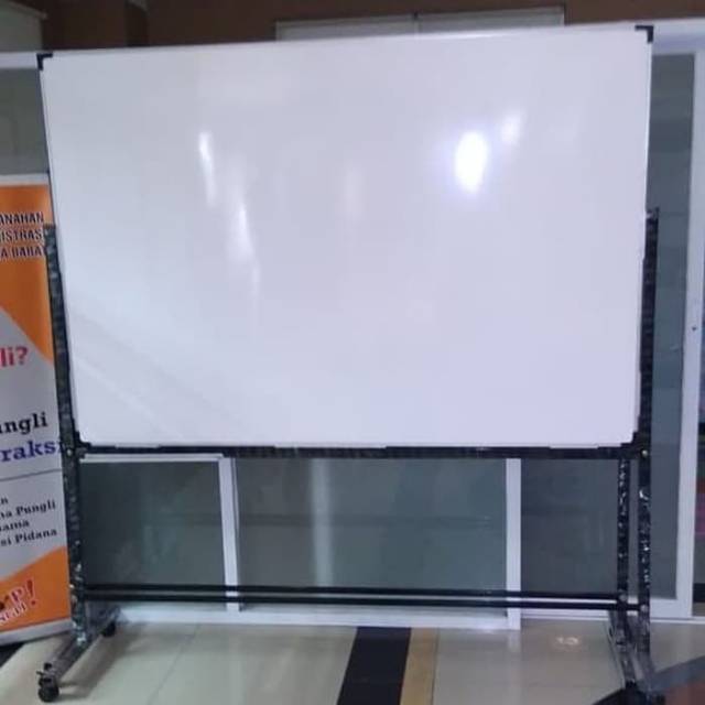 

papan tulis standing singgel uk 120x180